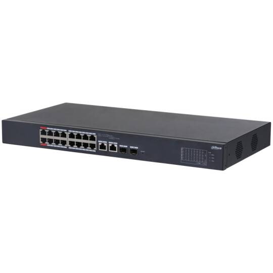 DAHUA CS4218-16ET-135 16 PORT 10100 + 2XRJ451GB SFP COMBO CLOUD YÖNETİLEBİLİR RACKMOUNT 135W POE SWITCH - 5