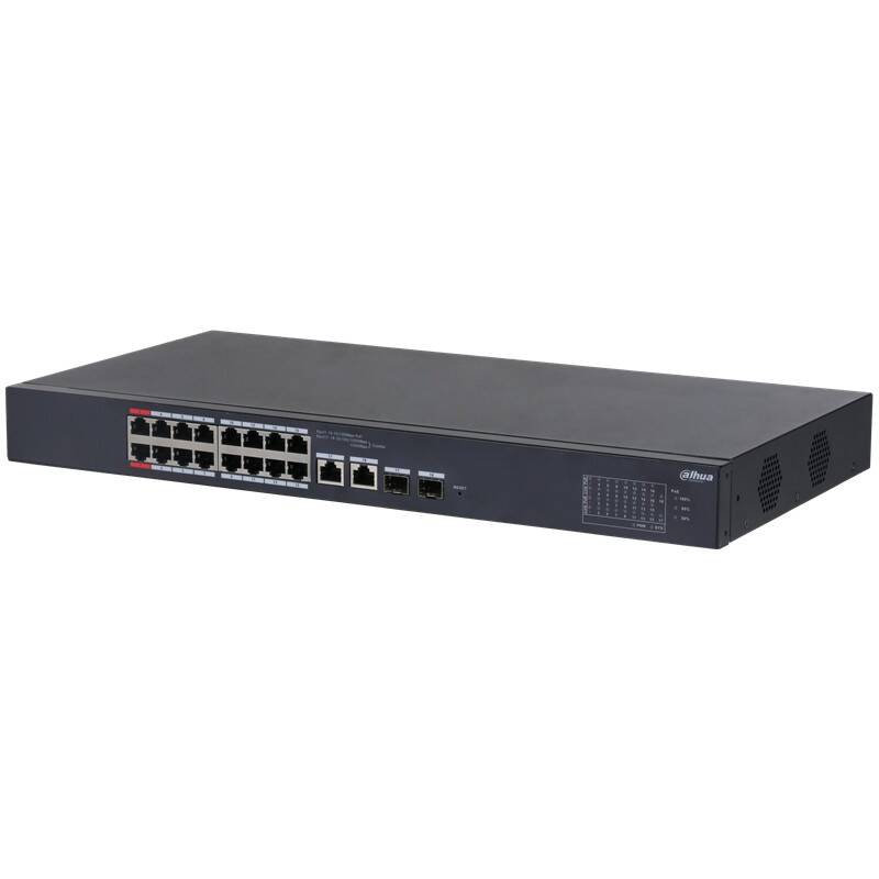 DAHUA CS4218-16ET-135 16 PORT 10100 + 2XRJ451GB SFP COMBO CLOUD YÖNETİLEBİLİR RACKMOUNT 135W POE SWITCH - 2