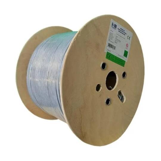 HCS UUTP 500 METRE HALOJEN FREE (LS0H) 250MHZ GRI RENK CAT6 KABLO (H06-00402-DP0-FV) - 3