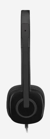 LOGITECH H151 STEREO KULAKLIK SİYAH 981-000589 - 10